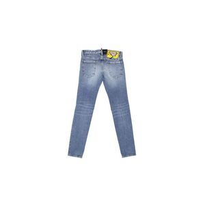 Dsquared² Cotton Straight-Leg Jeans Men Blue Bottoms